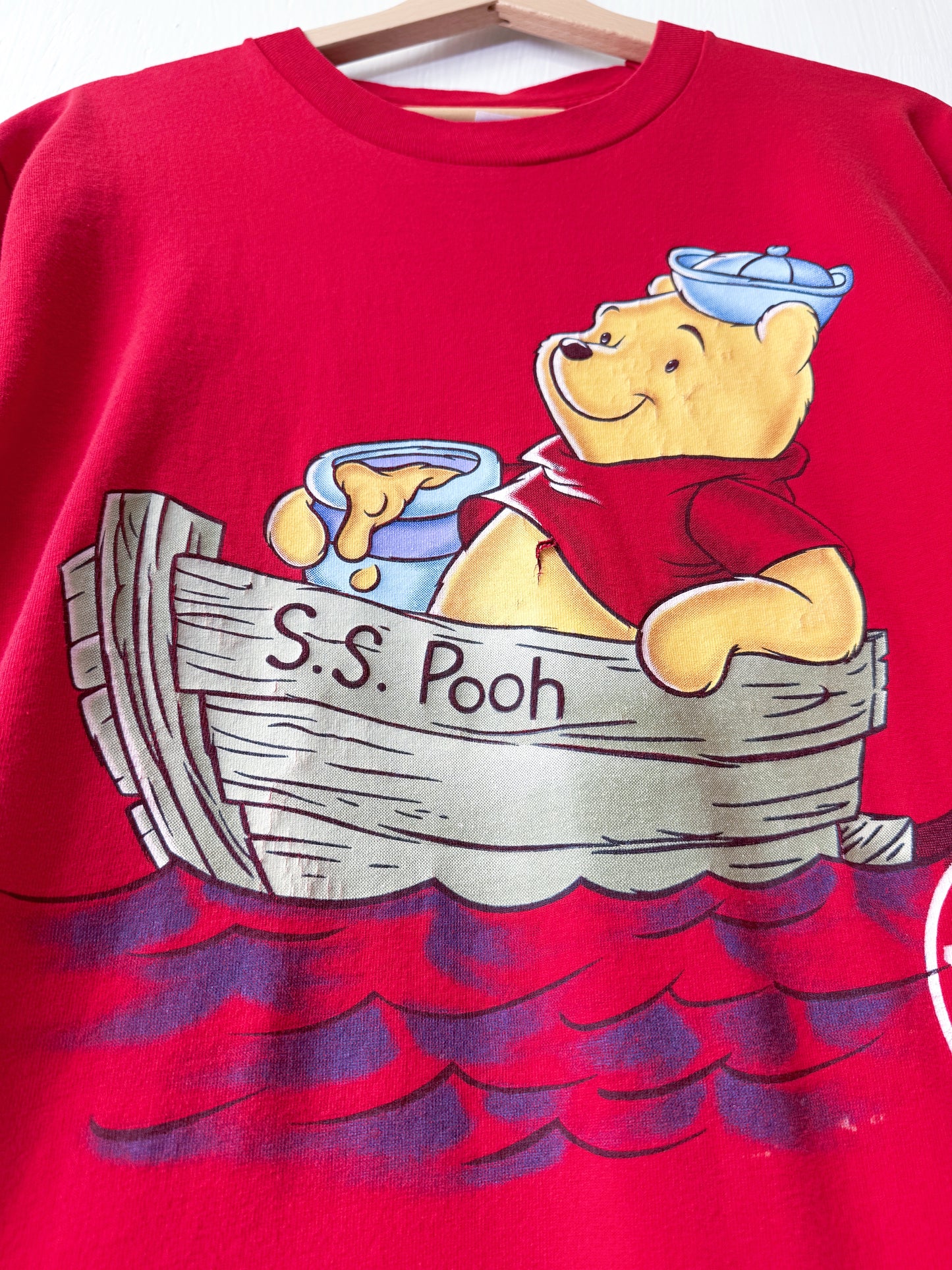 VINTAGE 90’s S.S. Pooh Nautical Tee - L