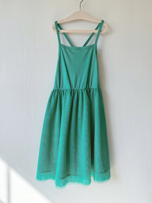 Teal Twirl Tank Dress - 5/6