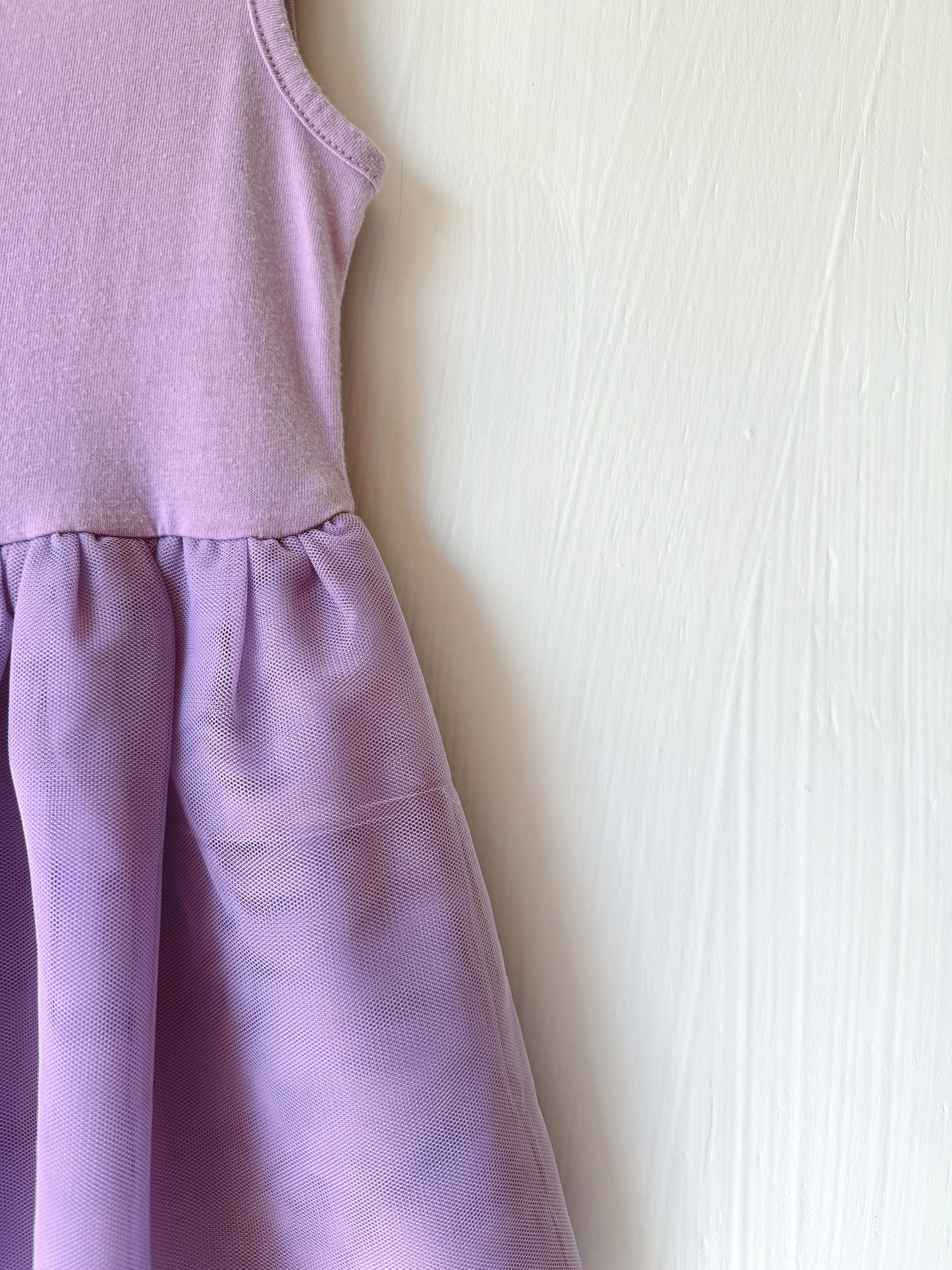 Purple Twirl Tank Dress - 2T