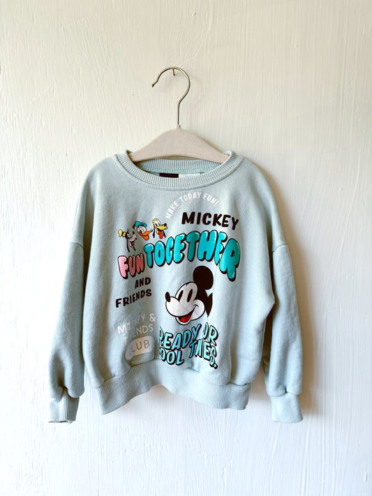 Zara Retro Mickey Sweatshirt - 2/3