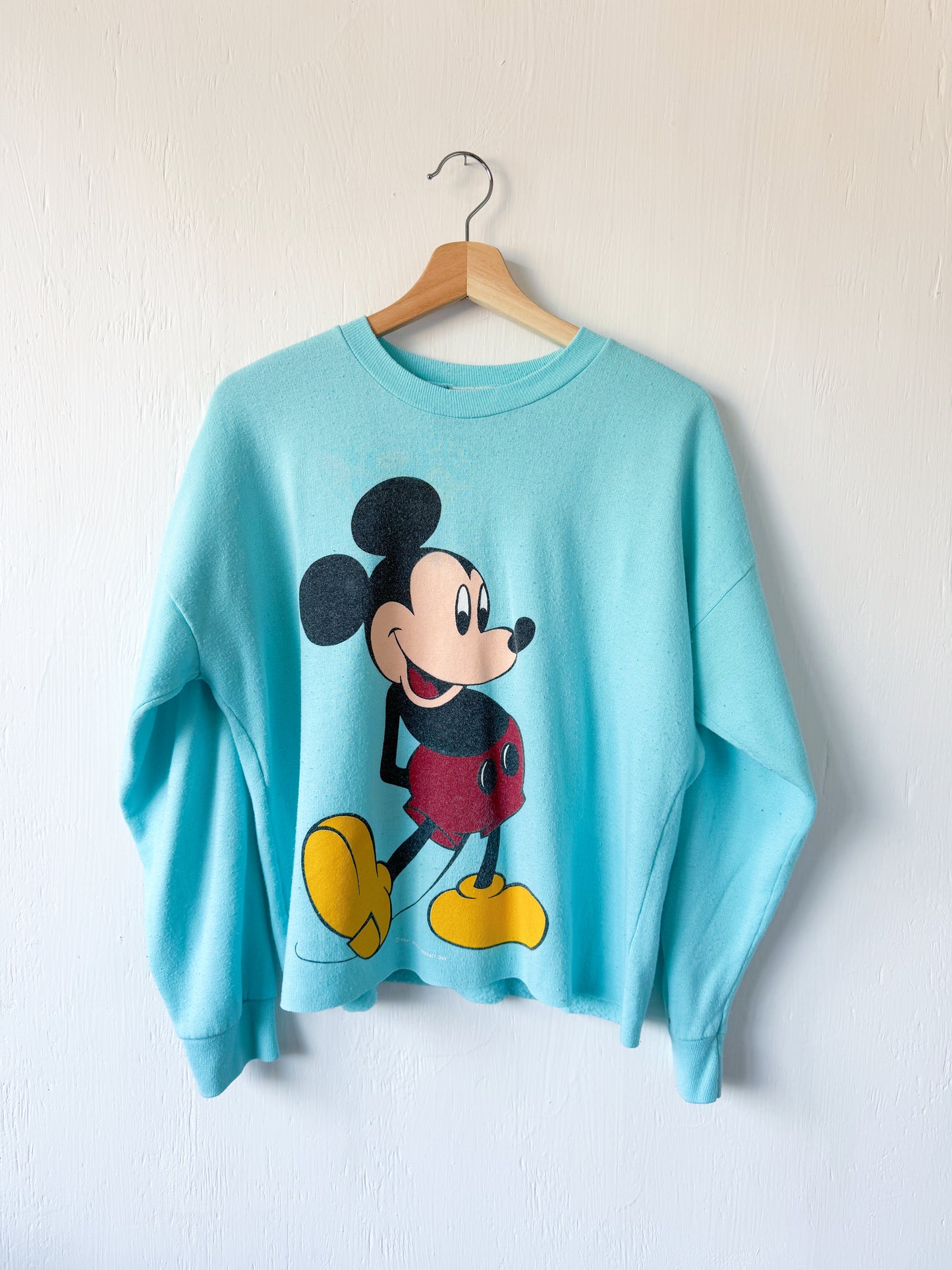 VINTAGE 80’s Cropped Crewneck - M