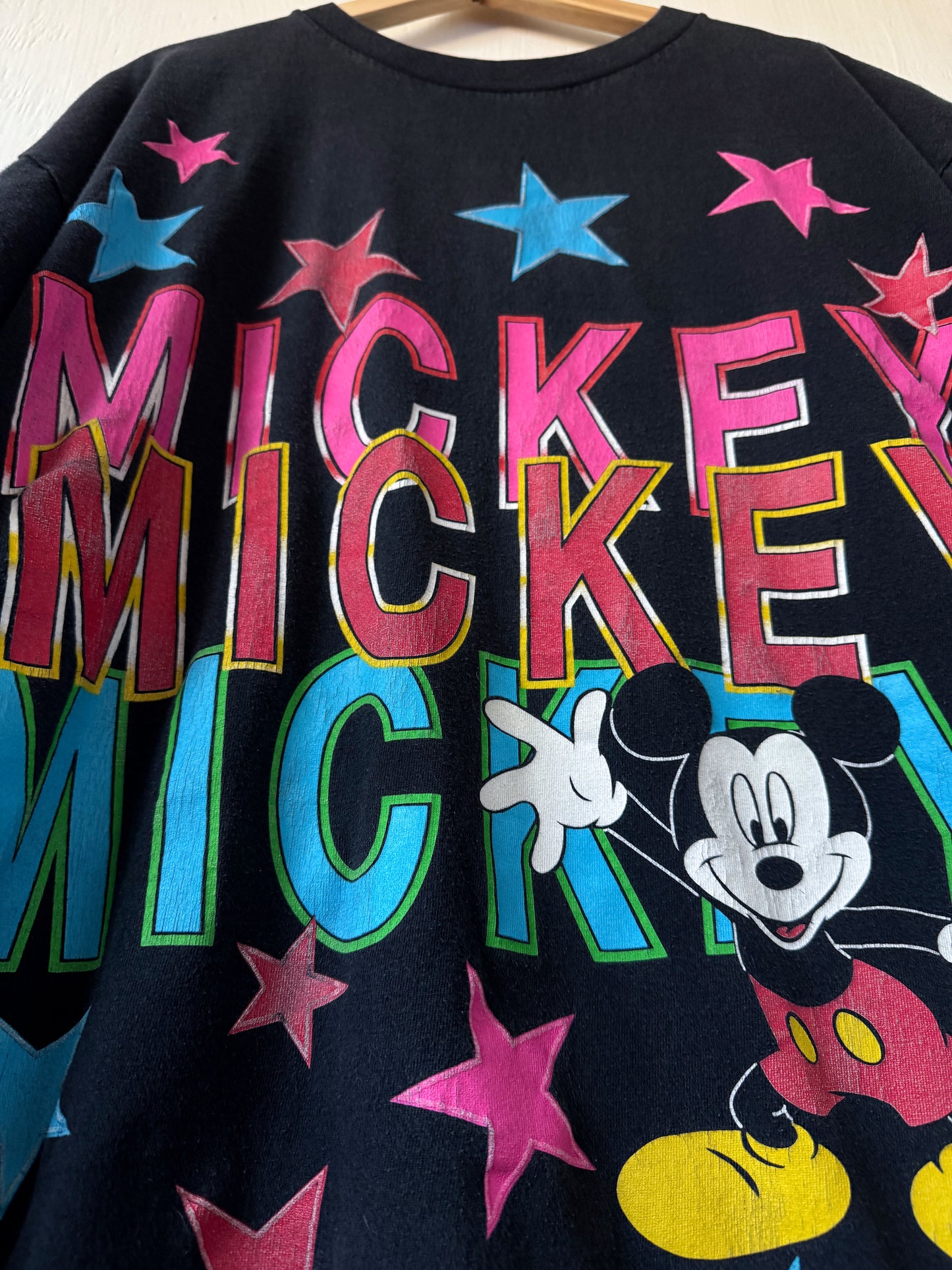 VINTAGE Mickey Stars Tee - XL