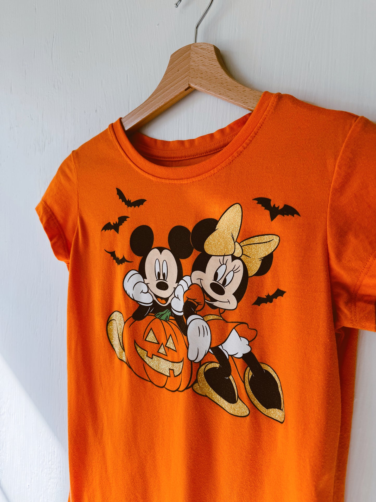 Mickey + Minnie Pumpkin Tee - YL