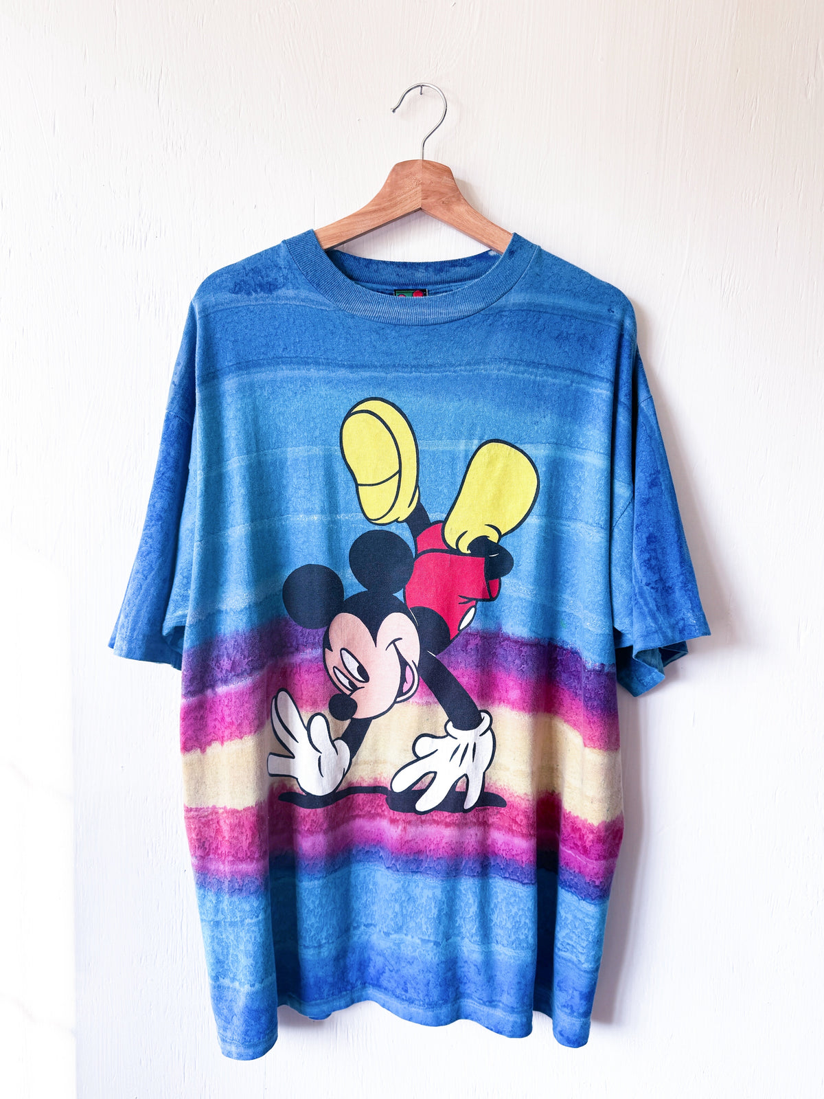 VINTAGE 90’s Tie Dye Mickey Tee - 2X