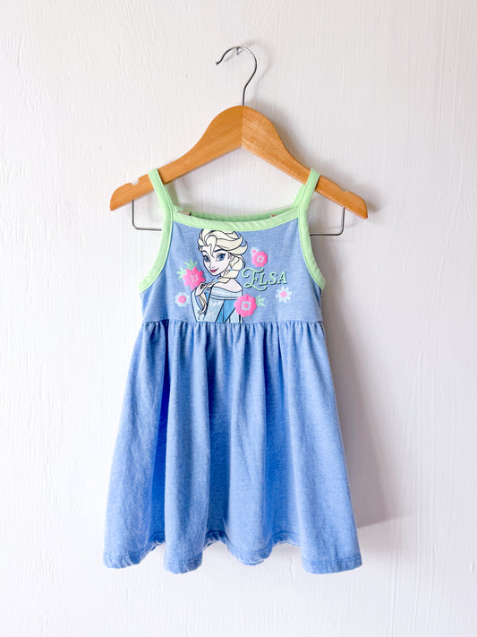 Elsa Floral Tank Dress - 2T