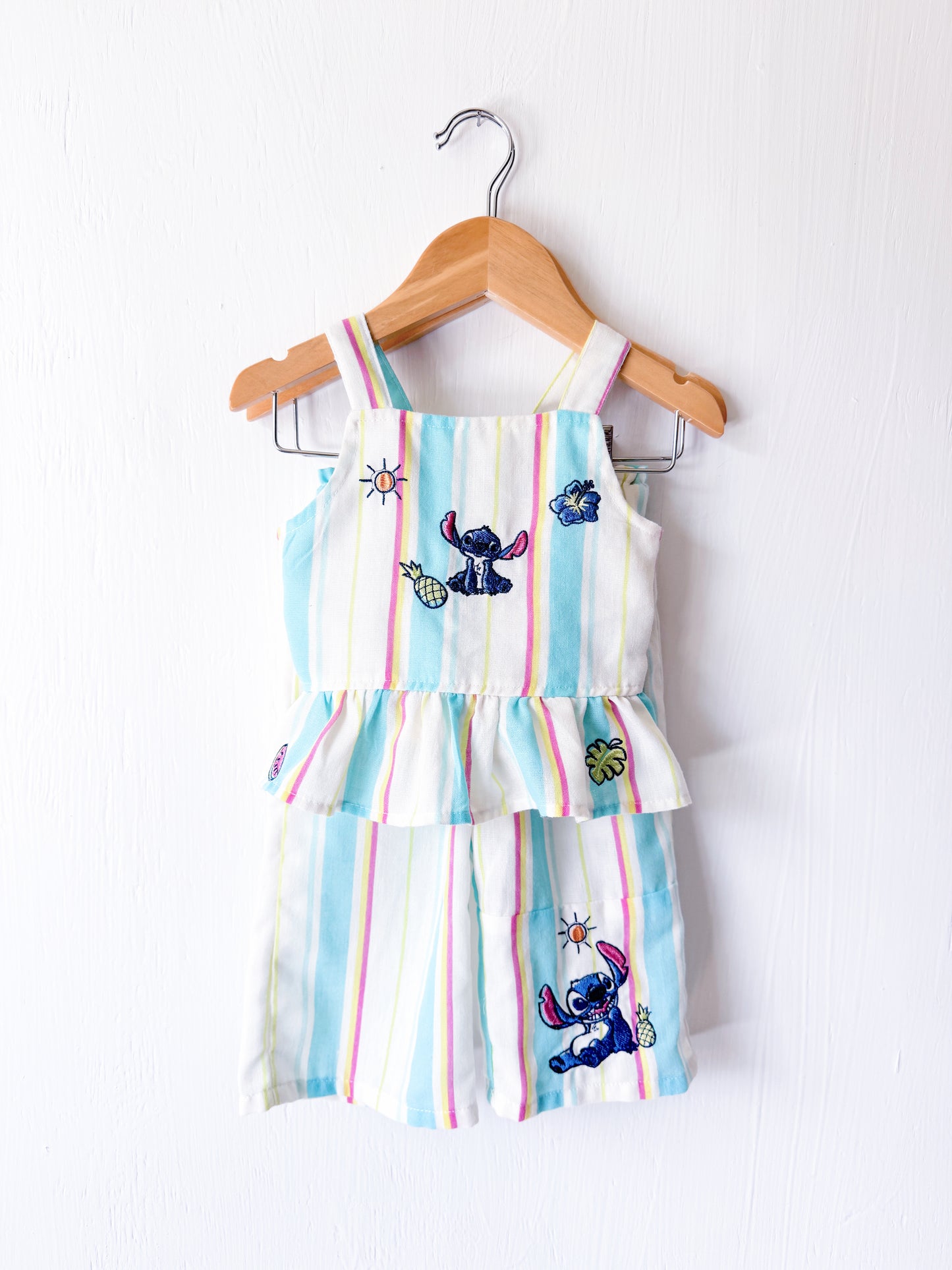 Stitch Striped Set - 2T