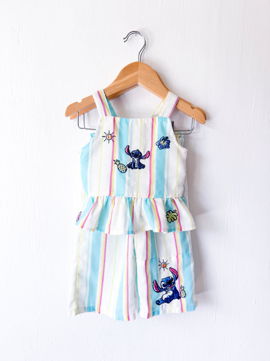 Stitch Striped Set - 2T