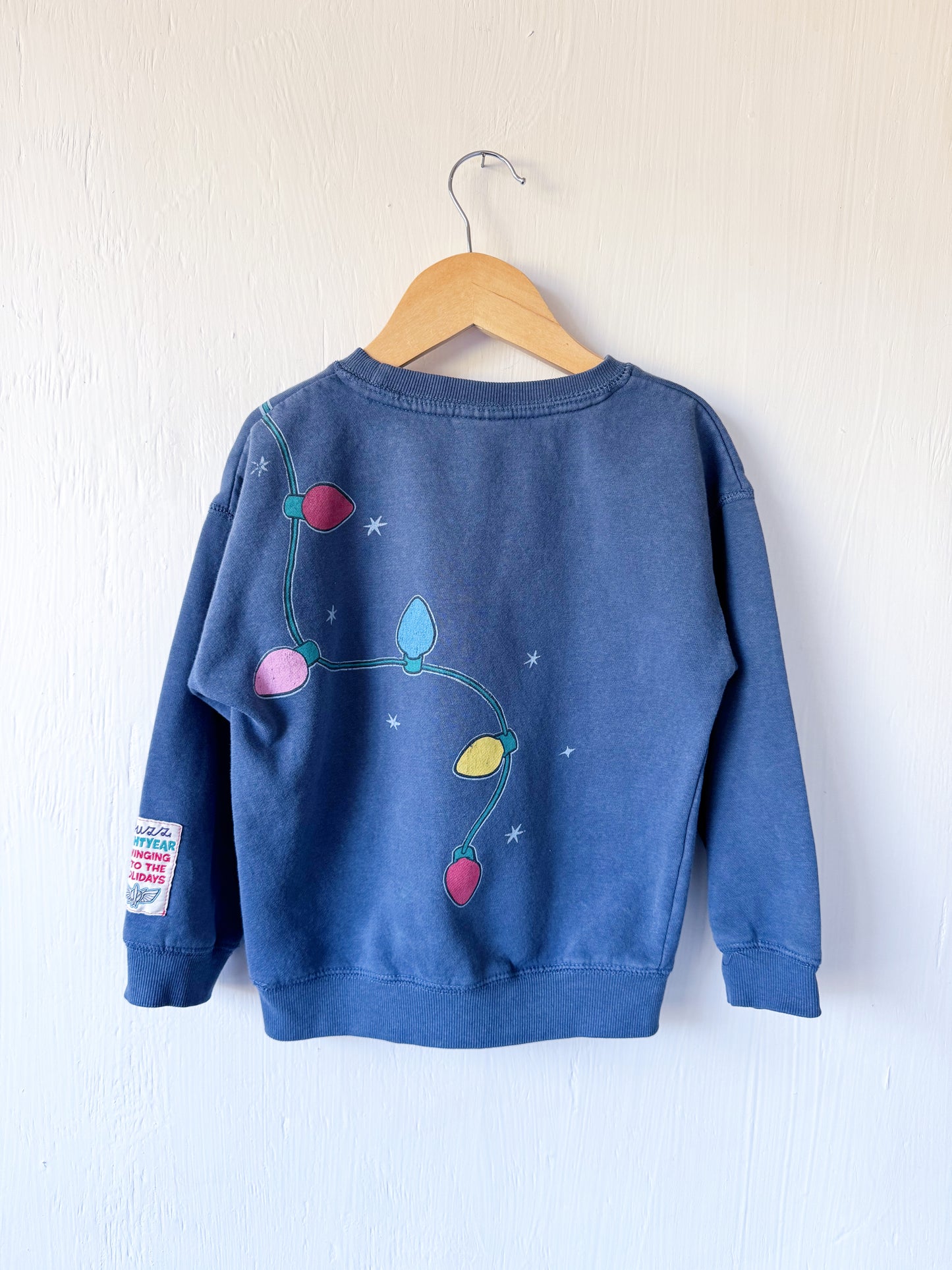 Buzz Christmas Lights Crewneck - 4T