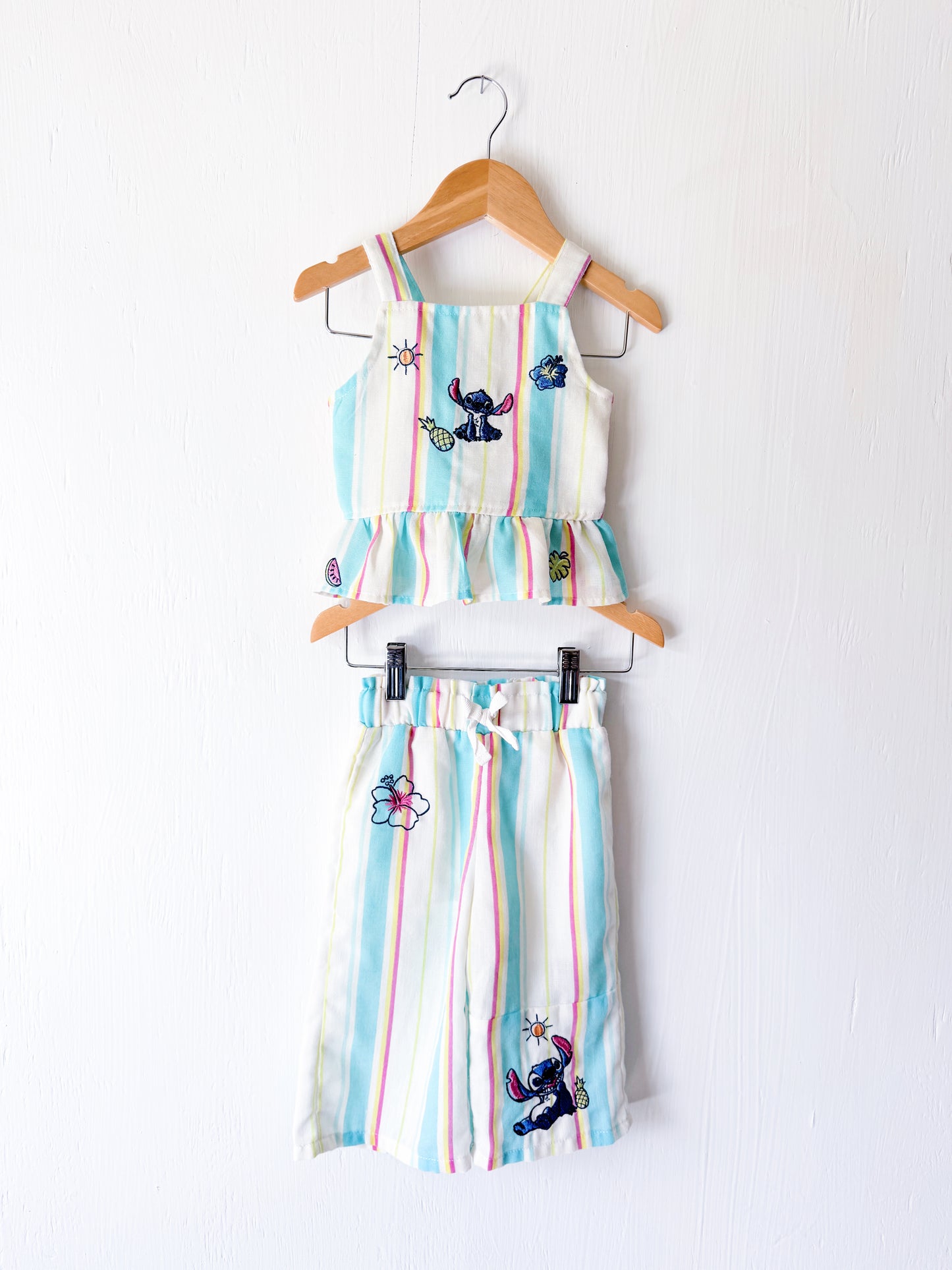 Stitch Striped Set - 2T