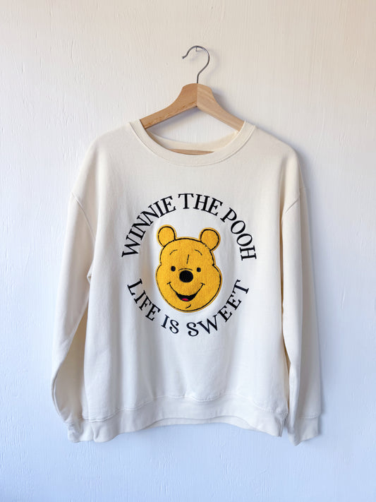 Pooh Life Is Sweet Crewneck - L