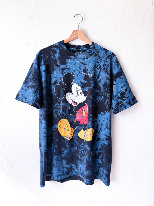 VINTAGE 90’s AOP Tropical Mickey Palms Tee - XL