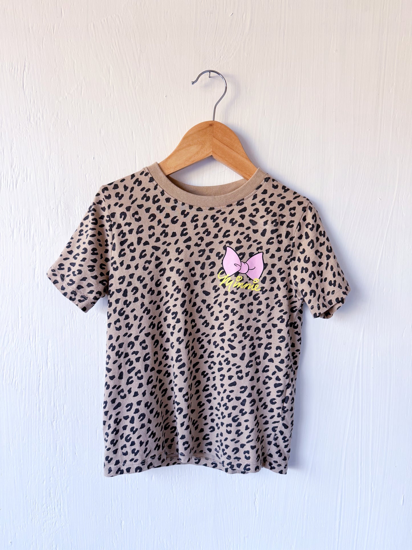 H&M Minnie Leopard Print Tee - 5T/6