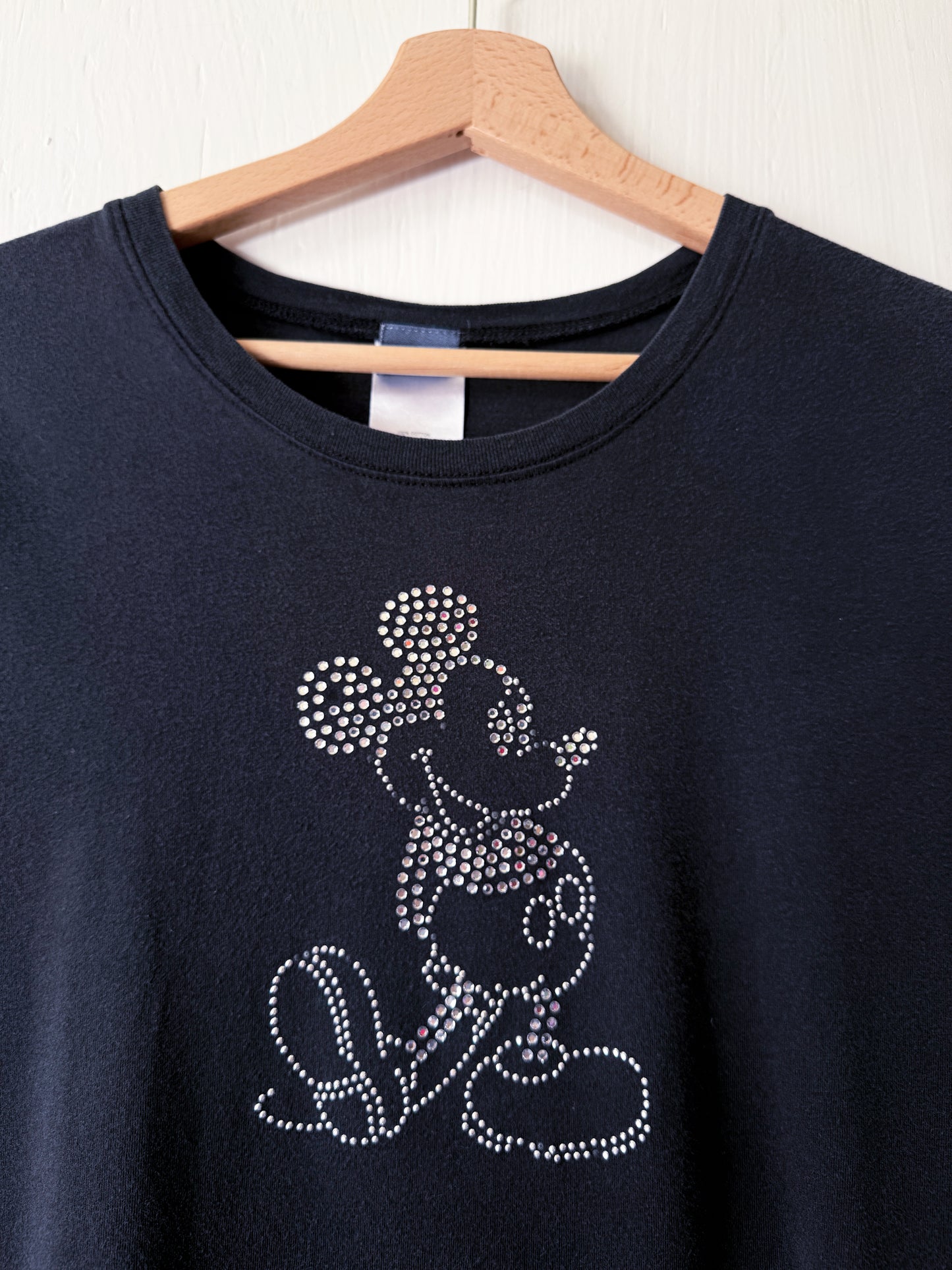VINTAGE 00’s Bedazzled Mickey Tee - L/XL