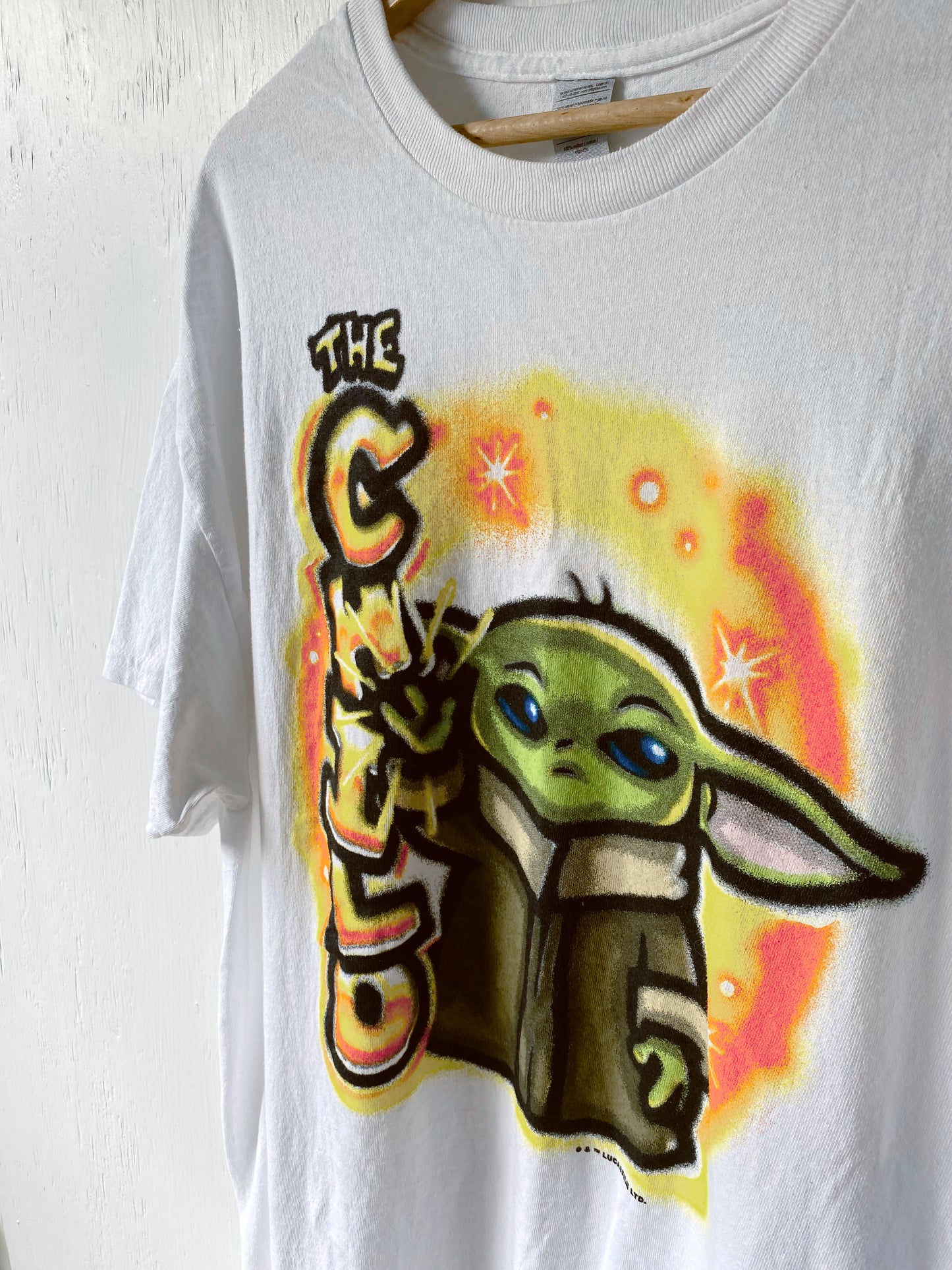 The Child Baby Yoda Graffiti Tee - XL