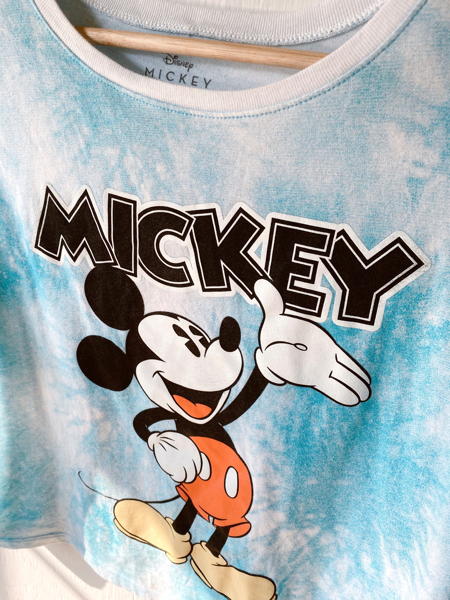 Disney Mickey Cropped Tee - L