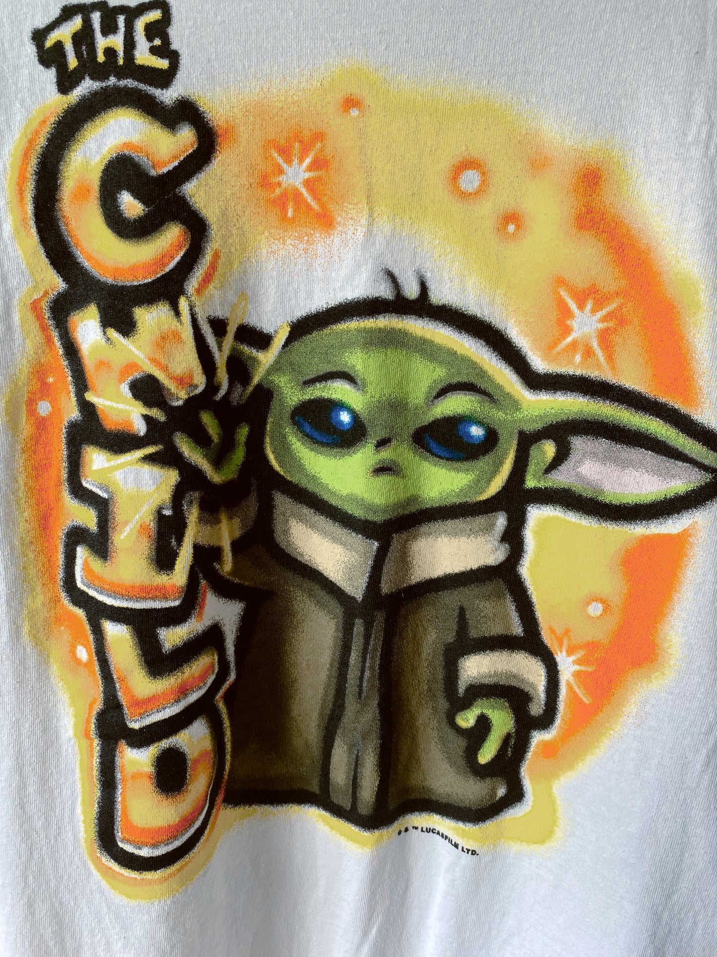 The Child Baby Yoda Graffiti Tee - XL